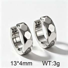 Hammered Texture Huggie Hoops - Waterproof Stainless Steel Minimalist Earrings